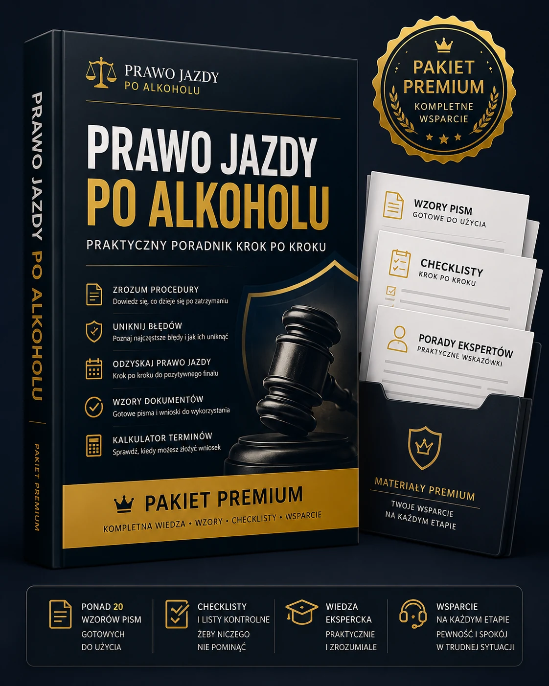 Okładka Pakietu Premium Prawo Jazdy po Alkoholu